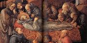 Details of The Death of St Jerome. Fra Filippo Lippi
